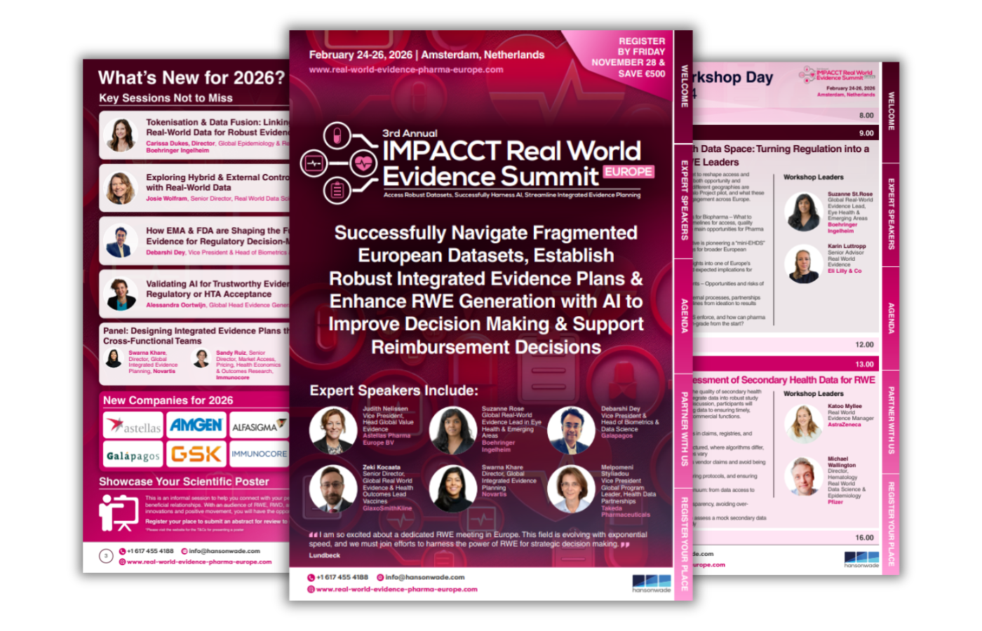 brochure cover - 3rd IMPACCT Real World Evidence Summit Europe