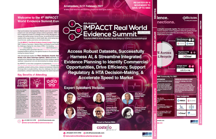 4th IMPACCT Real World Evidence Summit Europe