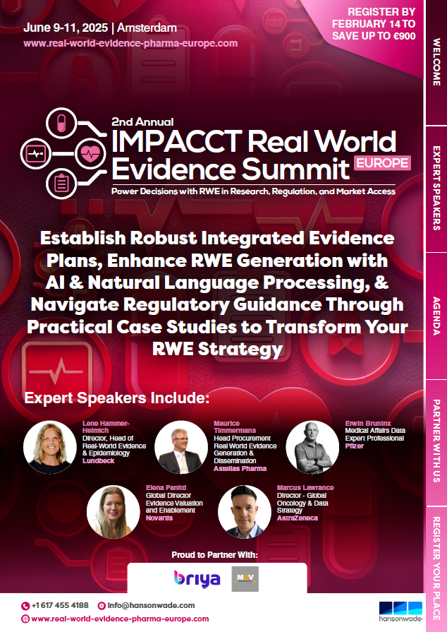 2nd IMPACCT Real World Evidence Europe Summit 2025